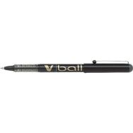 Lot de 6 Stylo roller V Ball 1.0, pointe métal, noir