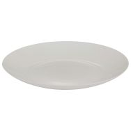 Lot de 6 assiettes plates Louise Ø25 cm en verre blanc