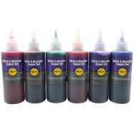 Lot de 6 flacons 200 ml encre à dessiner gel Pichon couleurs assorties (lot 2)