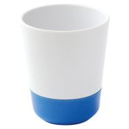 Lot 6 gobelets 16 cl mélamine blanche antidérapant - Plastorex