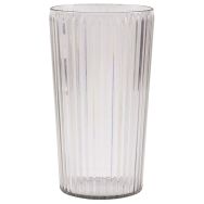 Lot 6 grands verres à eau RPET 48 cl transparent - Plastorex