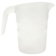 Lot de 6 pichets copolyester 1 L sans couvercle - transparent