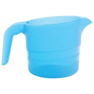 Lot de 6 pichets polypropylène 0,5 L sans couvercle - bleu