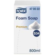Lot de 6 recharges de savon mousse Tork - 800 mL