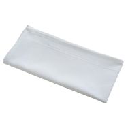 Lot de 6 serviettes de table 100 %coton blanc 53x53 cm - Granjard