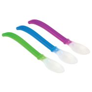 Lot de 6 sets de 3 cuillères avec embout souple - panaché