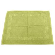 Lot de 6 tapis de bain Lea olive 50 x 70 cm