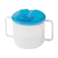Lot 6 tasses à anses bec repliable 20 cl polypropylène - Plastorex