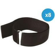 Lot de 8 Bandes auto-agrippantes