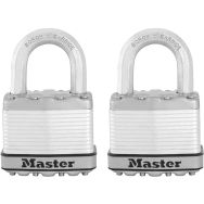 Lot de 8 Cadenas à clé en acier laminé Excell