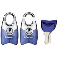 Lot de 8 Cadenas à clé fusion 4630EUR - Bleu- Master Lock