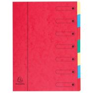 Lot de 8 Trieur extensible harmonika sans élastique 7 compartimentsA4
