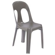 Lot de 8 chaises Sirtaki non classé au feu Taupe