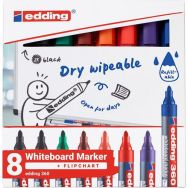 Lot de 8 marqueur effaçable e-360 pour tableau blanc