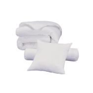 Lot traversins enveloppe microfibre