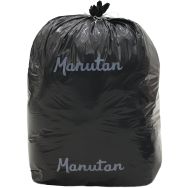 Lots de 500 sacs poubelle noir - Déchet léger - 30 L
