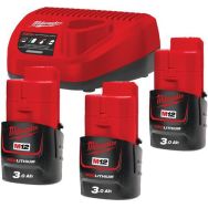 M12NRG-303 - Pack NRJ 12V, 3,0 Ah  Red Lithium, système M12