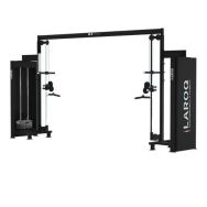 Machine muscu Poulie vis-à-vis 2x60kg Evolution Laroq