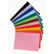 Main de 25 feuilles 50 x 65, 220g, 12 teintes assorties
