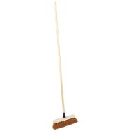 Manche en bois 1m30 et balai de rue 29cm - Manutan