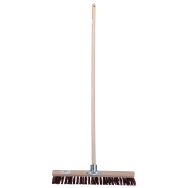 Manche en bois 1m50 et balai poils synthétiques 60cm-Manutan