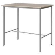 Mange-debout Malibu 120 x 80 cm - 4P stratifié ABS - acacia/gris