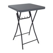 Mange debout Cocktail 76 pliant - 70 x 70 cm gris bleuté