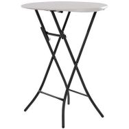 Mange debout pliante Lifetime Plateau blanc/Pi&egrave;t.gris