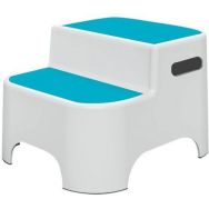 Marchepied enfant double - Blanc/Bleu