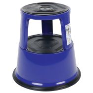 Marchepieds metal 2 marches Bleu