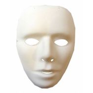 Masque vénitien à décorer unisexe (Lot de 12)