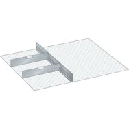 Matériel de subdivision pour tiroirs 612x612x250mm