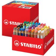 Maxi schoolpack carton 76 crayons STABILO Woody 3 in 1