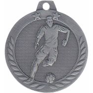 Médaille foot argent - 40mm