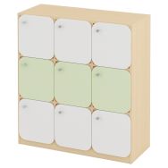 Meuble 9 cases avec portes 100 x 40 x 108 cm