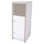 Meuble Moyo à cases portes serrures - Enond Mobilier