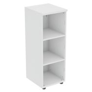 Meuble à 3 cases sans porte 40 x 45 ht 110 cm Blanc