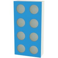 Meuble à doudou mural : 8 Cases blanc-Bessière - Bessiere