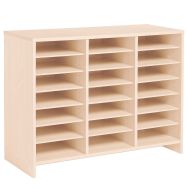 Meuble bas 21 cases bouleau