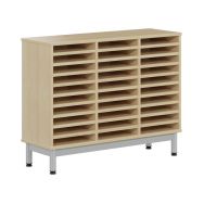 Meuble bas Bip Bop 30 cases - hêtre