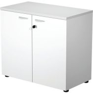 Meuble bas Fast à portes avec serrure - Blanc