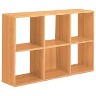 Meuble de rangement 6 cases Maxicube Aulne