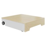 Meuble de rangement sur roulettes 80x80x19 H.