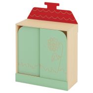 Meuble droit portes coulissantes - chalet 82 x 35 x 84 cm