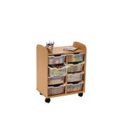 Meuble hauteur 91 cm 2 colonnes, 4 bacs, 2 niches à droite