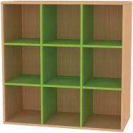 Meuble ouvert 3 colonnes 9 casiers - Bessiere