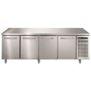 Meuble réfrigéré 600x400 positif, 4 portes, groupe logé SPRING+- SPR+804TNS/1
