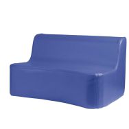 Mini banquette 2 places Bambino bleue
