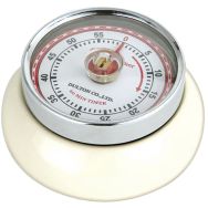 Minuteur aimanté 60min crème