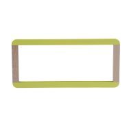 Miroir Lili 120 x 60 cm coloris hêtre/vert